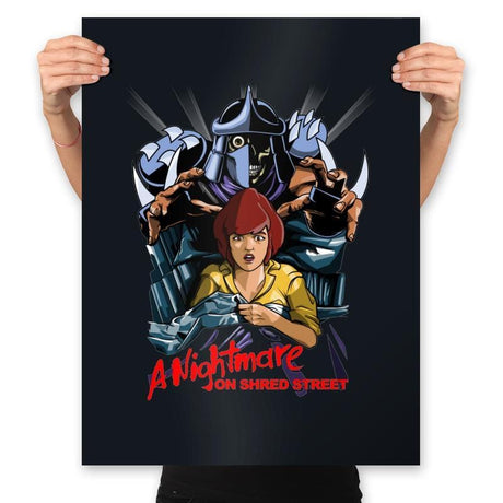 A Nightmare On Shred Street - Best Seller - Prints Posters RIPT Apparel 18x24 / Black