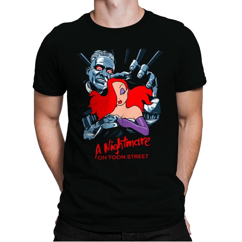 A Nightmare on Toon Street - Mens Premium T-Shirts RIPT Apparel Small / Black