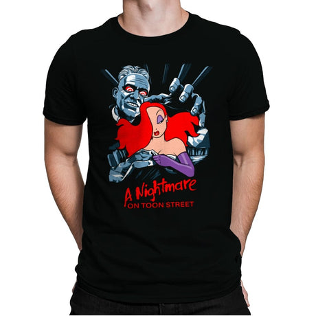 A Nightmare on Toon Street - Mens Premium T-Shirts RIPT Apparel Small / Black