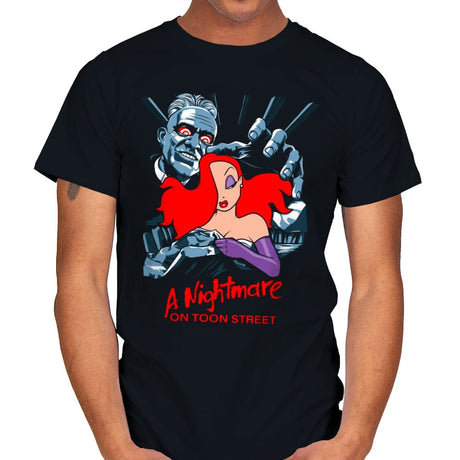 A Nightmare on Toon Street - Mens T-Shirts RIPT Apparel Small / Black