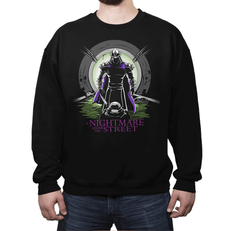 A Nightmare Under the Street - Crew Neck Sweatshirt Crew Neck Sweatshirt RIPT Apparel