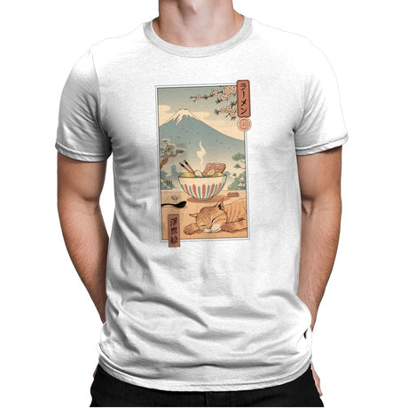 A Perfect Ramen Weather - Mens Premium T-Shirts RIPT Apparel Small / White