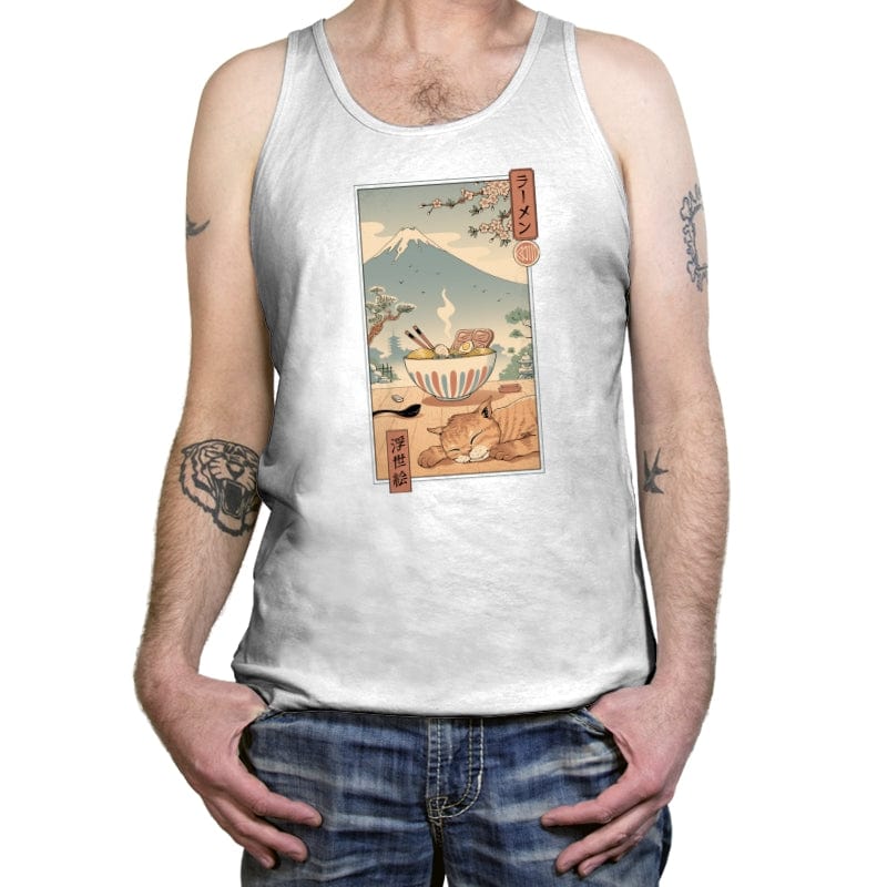 A Perfect Ramen Weather - Tanktop Tanktop RIPT Apparel X-Small / White