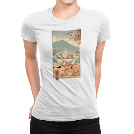 A Perfect Ramen Weather - Womens Premium T-Shirts RIPT Apparel Small / White