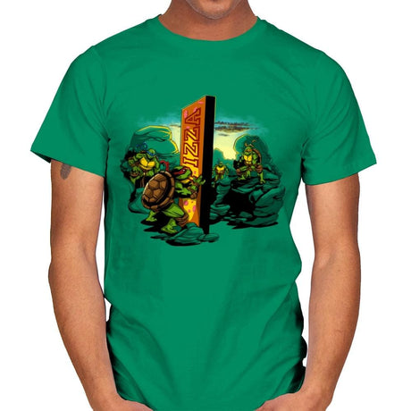 A Pizza Odyssey - Mens T-Shirts RIPT Apparel Small / Kelly