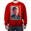 A Quiet Hope - Crew Neck Sweatshirt Crew Neck Sweatshirt RIPT Apparel Small / Red