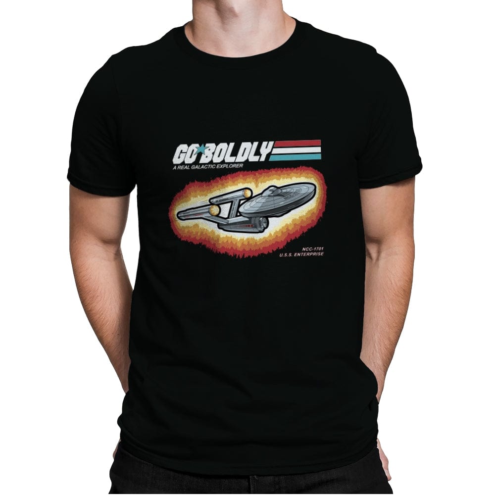 A Real Galactic Explorer - Mens Premium T-Shirts RIPT Apparel Small / Black