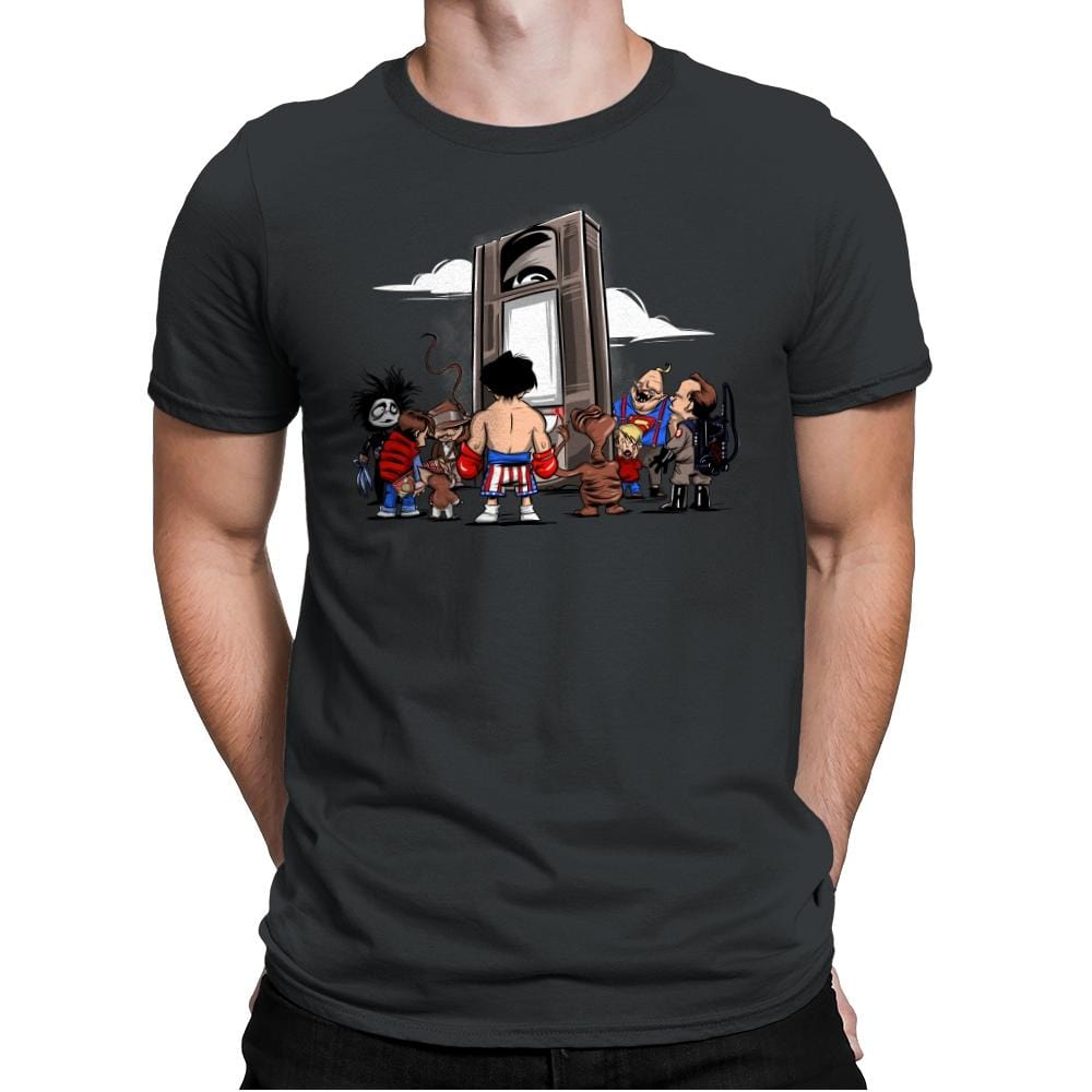 A Retro Odyssey - Mens Premium T-Shirts RIPT Apparel Small / Heavy Metal