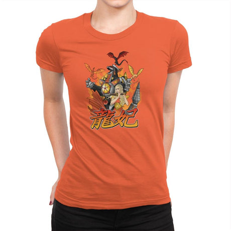 A Song of Zords and Fire Exclusive - Womens Premium T-Shirts RIPT Apparel Small / Classic Orange