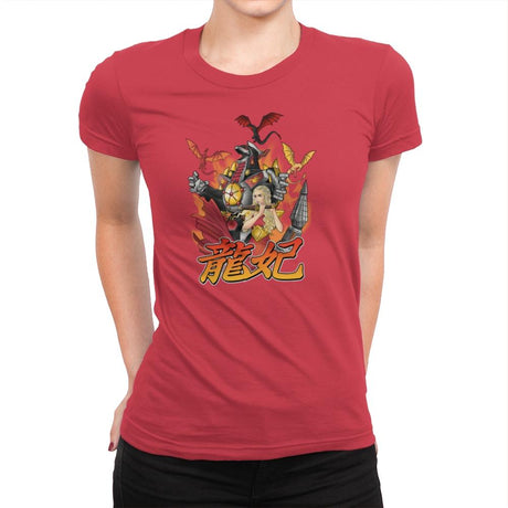 A Song of Zords and Fire Exclusive - Womens Premium T-Shirts RIPT Apparel Small / Red