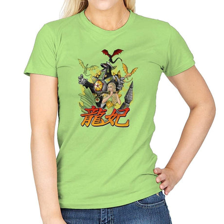 A Song of Zords and Fire Exclusive - Womens T-Shirts RIPT Apparel Small / Mint Green