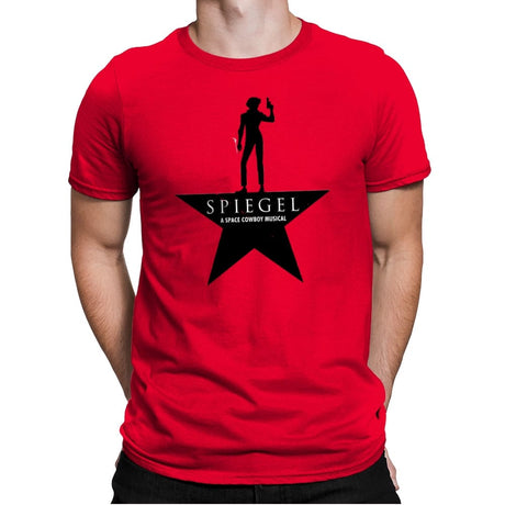 A Space Cowboy Musical - Mens Premium T-Shirts RIPT Apparel Small / Red