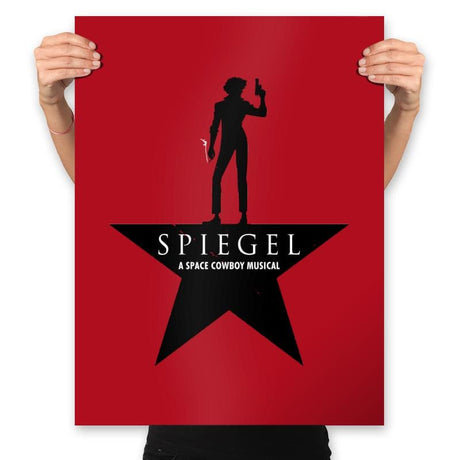 A Space Cowboy Musical - Prints Posters RIPT Apparel 18x24 / Red