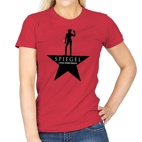 A Space Cowboy Musical - Womens T-Shirts RIPT Apparel Small / Red