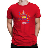 A Spaceship Odyssey Exclusive - Mens Premium T-Shirts RIPT Apparel Small / Red