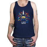 A Spaceship Odyssey Exclusive - Tanktop Tanktop RIPT Apparel X-Small / Navy