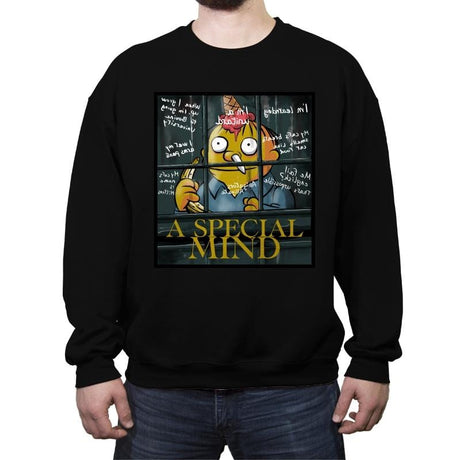 A Special Mind - Crew Neck Sweatshirt Crew Neck Sweatshirt RIPT Apparel Small / Black