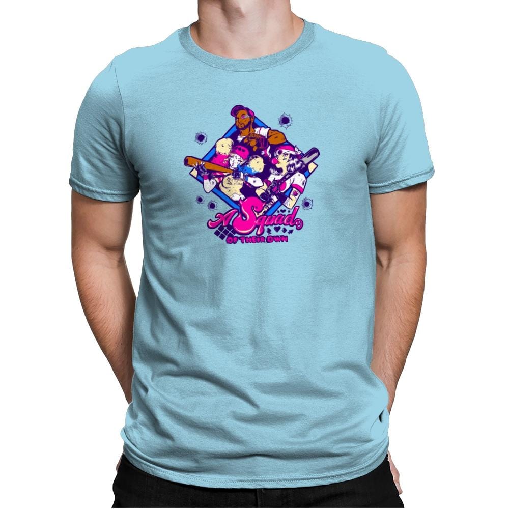 A Squad Of Their Own Exclusive - Mens Premium T-Shirts RIPT Apparel Small / Light Blue