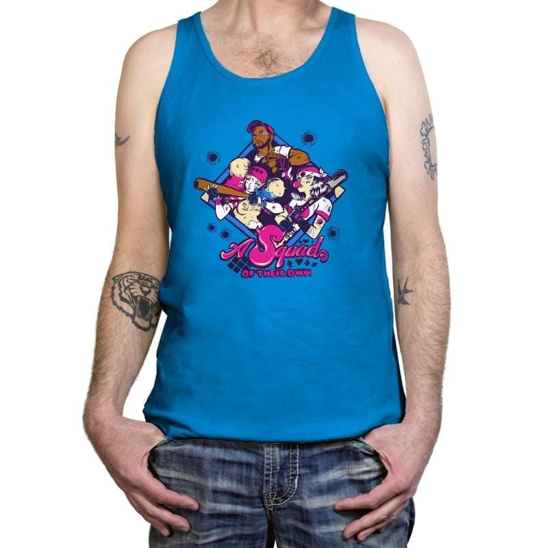 A Squad Of Their Own Exclusive - Tanktop Tanktop RIPT Apparel X-Small / Neon Blue