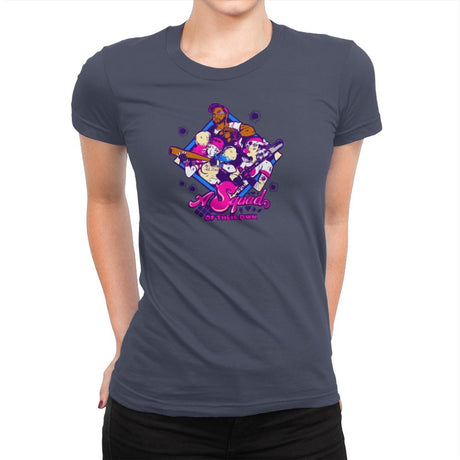 A Squad Of Their Own Exclusive - Womens Premium T-Shirts RIPT Apparel Small / Indigo