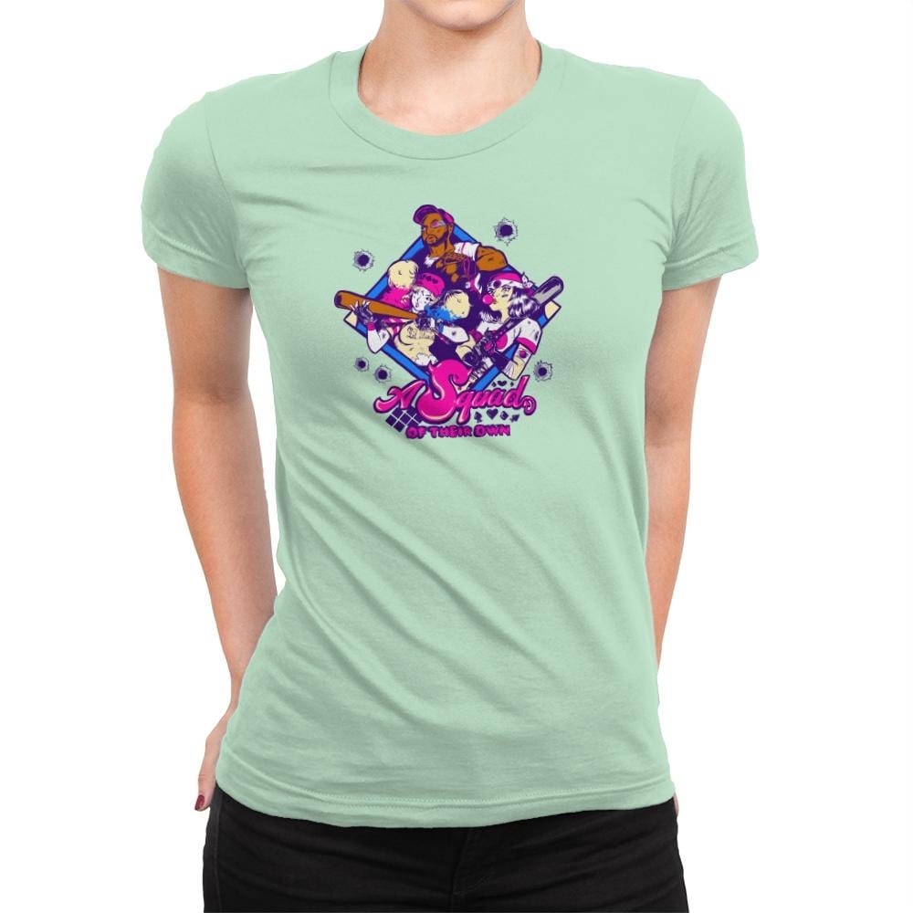 A Squad Of Their Own Exclusive - Womens Premium T-Shirts RIPT Apparel Small / Mint