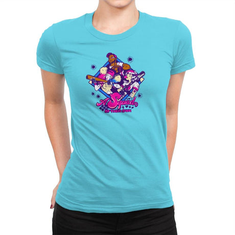 A Squad Of Their Own Exclusive - Womens Premium T-Shirts RIPT Apparel Small / Tahiti Blue