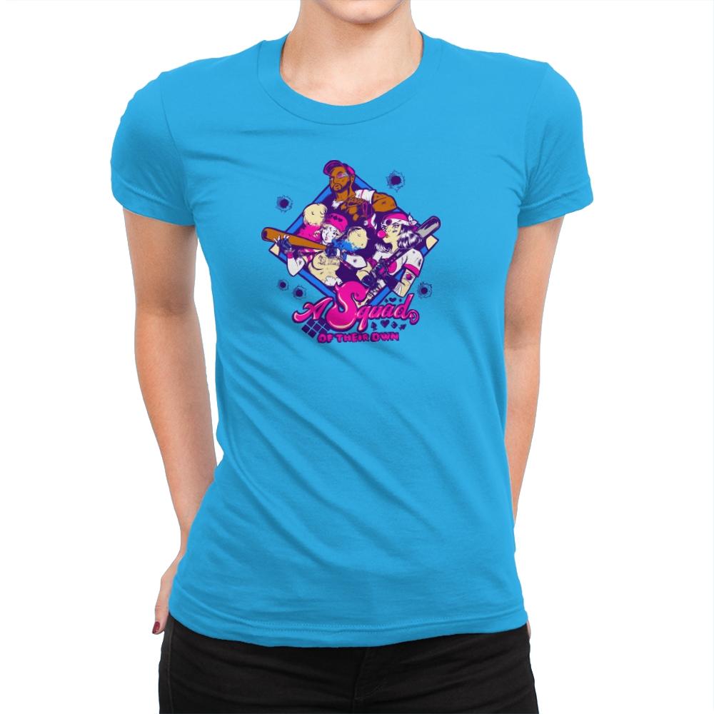A Squad Of Their Own Exclusive - Womens Premium T-Shirts RIPT Apparel Small / Turquoise