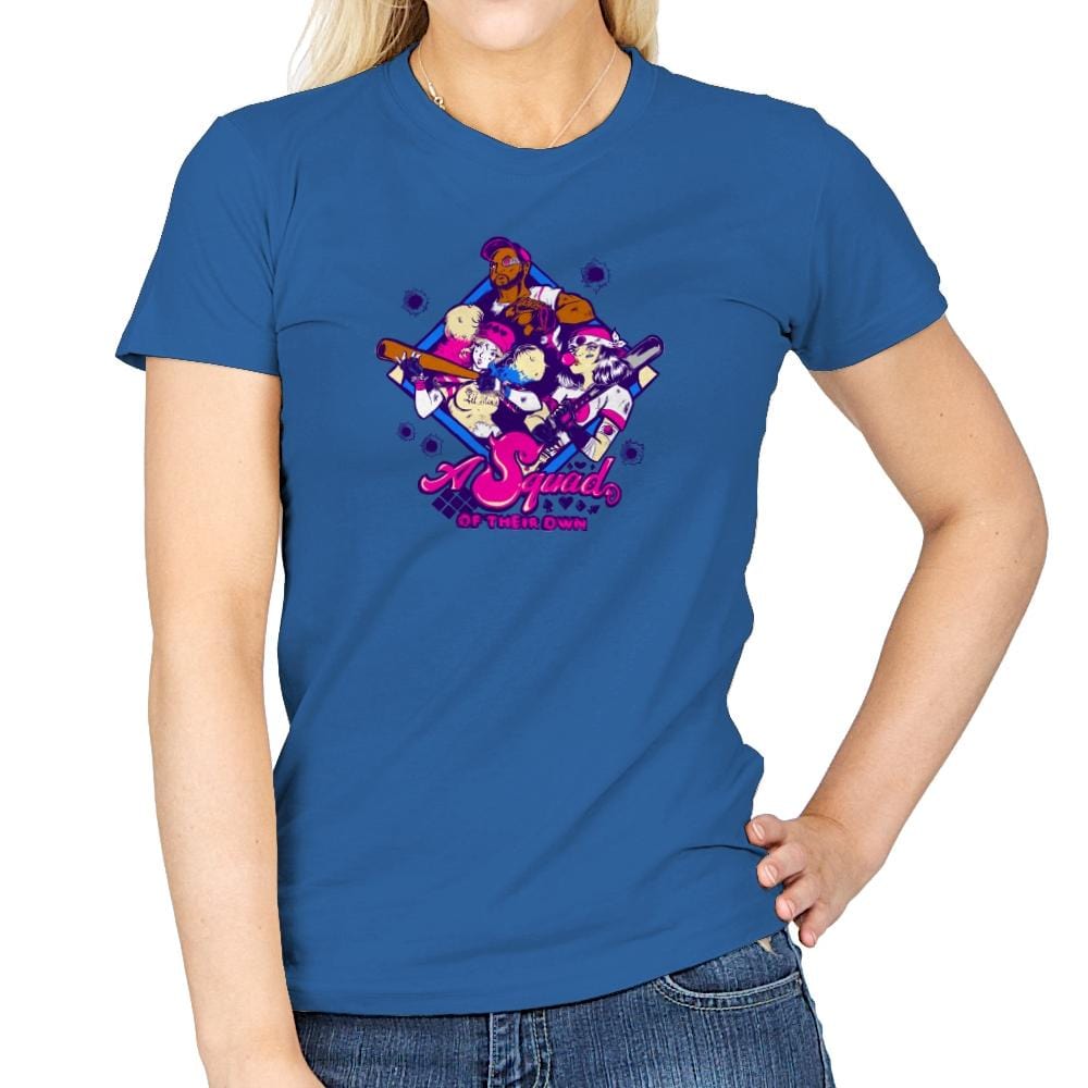 A Squad Of Their Own Exclusive - Womens T-Shirts RIPT Apparel Small / Royal