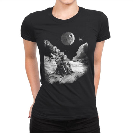 A Summer on the Dark Side - Womens Premium T-Shirts RIPT Apparel Small / Black