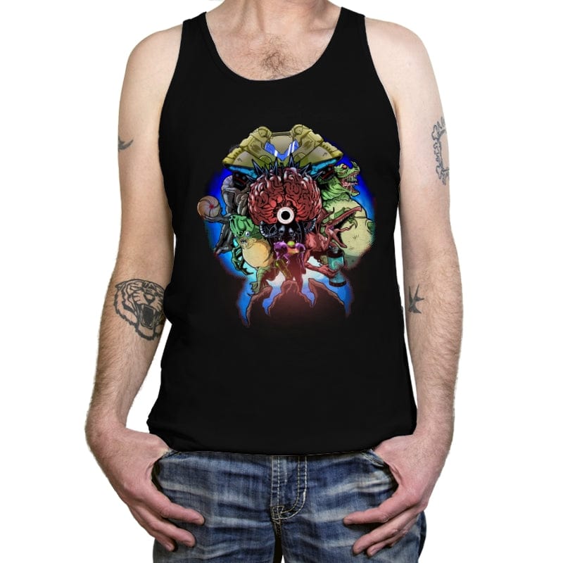 A Super Metroid Story - Tanktop Tanktop RIPT Apparel X-Small / Black