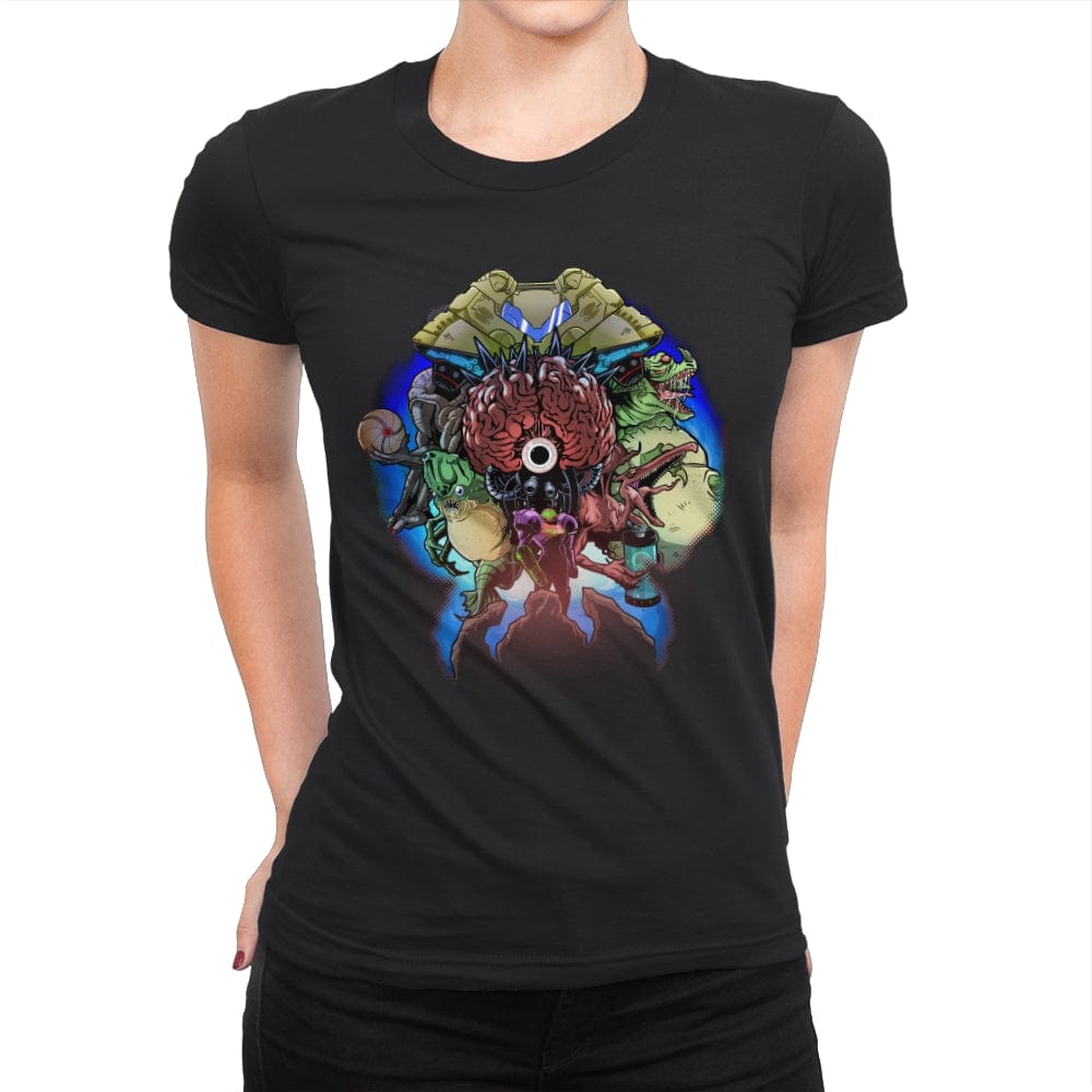 A Super Metroid Story - Womens Premium T-Shirts RIPT Apparel Small / Black