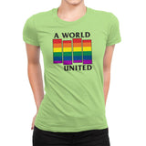 A World United Exclusive - Pride - Womens Premium T-Shirts RIPT Apparel Small / Mint