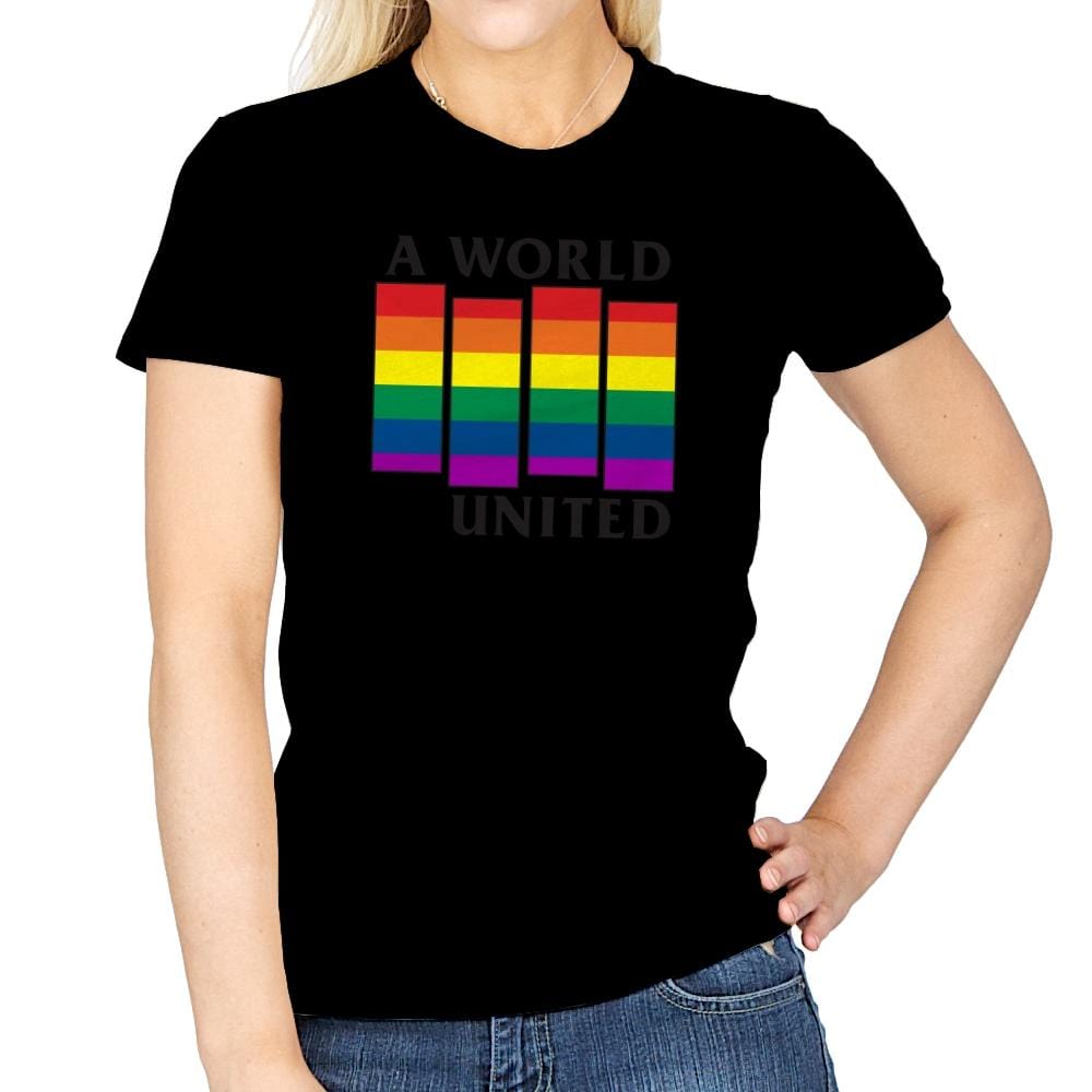 A World United Exclusive - Pride - Womens T-Shirts RIPT Apparel