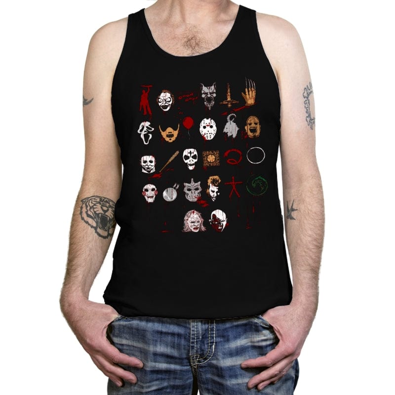 ABC's of Horror - Tanktop Tanktop RIPT Apparel X-Small / Black