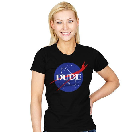 Abide Space Agency - Womens T-Shirts RIPT Apparel Small / Black