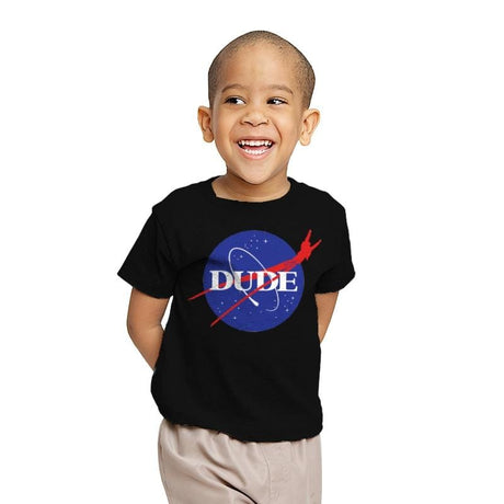 Abide Space Agency - Youth T-Shirts RIPT Apparel X-small / Black