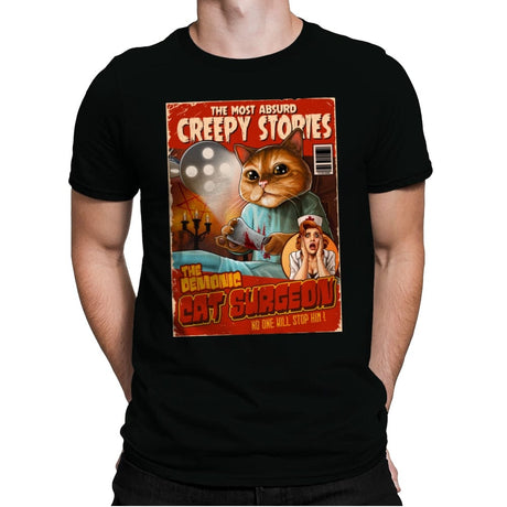 Absurd Creepy Stories - Mens Premium T-Shirts RIPT Apparel Small / Black