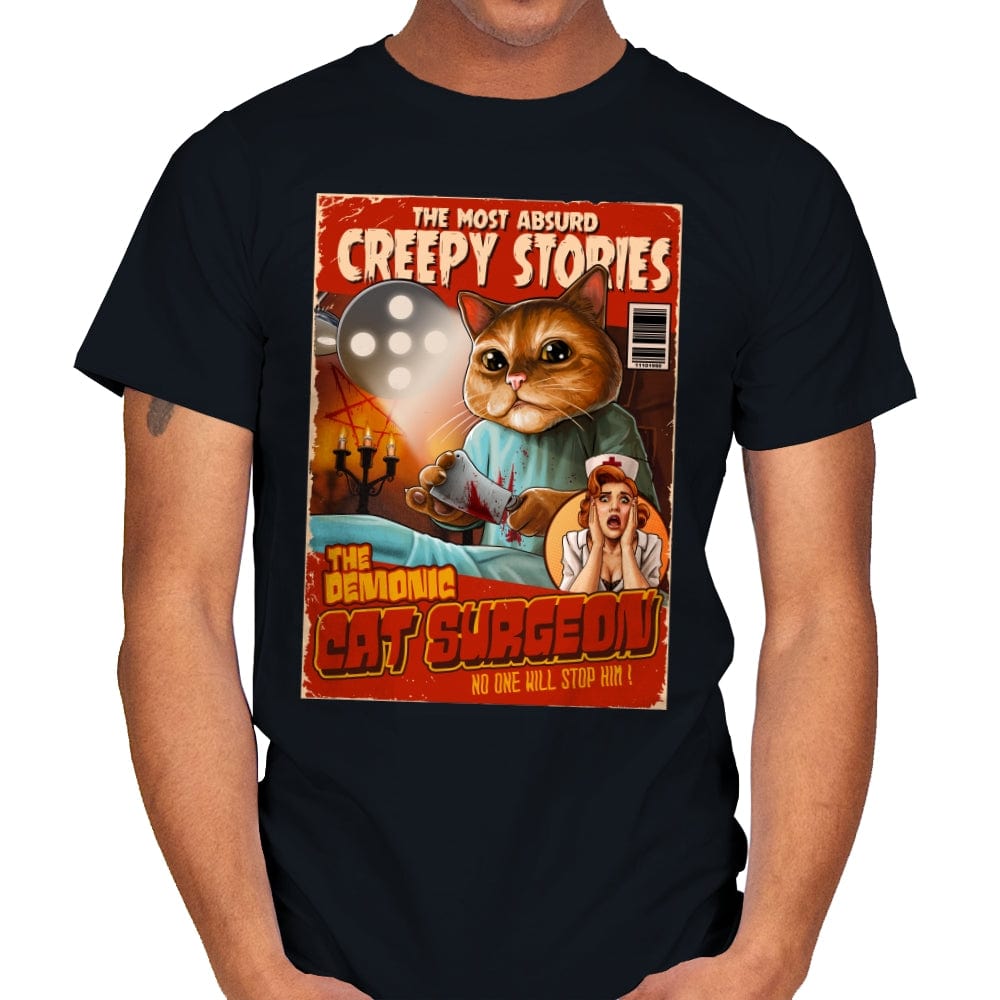 Absurd Creepy Stories - Mens T-Shirts RIPT Apparel Small / Black