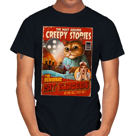 Absurd Creepy Stories - Mens T-Shirts RIPT Apparel Small / Black