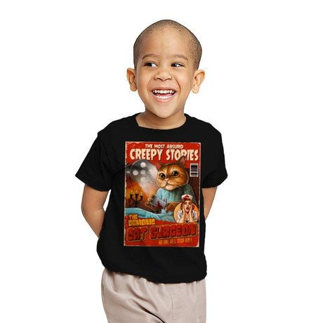 Absurd Creepy Stories - Youth T-Shirts RIPT Apparel X-small / Black