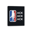 Ack Ack Ack League - Canvas Wraps Canvas Wraps RIPT Apparel 8x10 / Black