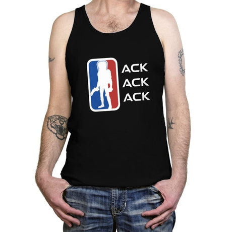 Ack Ack Ack League - Tanktop Tanktop RIPT Apparel X-Small / Black