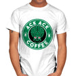 Ack Ack Coffee - Mens T-Shirts RIPT Apparel Small / White