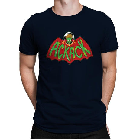 Ack Ack Man - Mens Premium T-Shirts RIPT Apparel Small / Midnight Navy