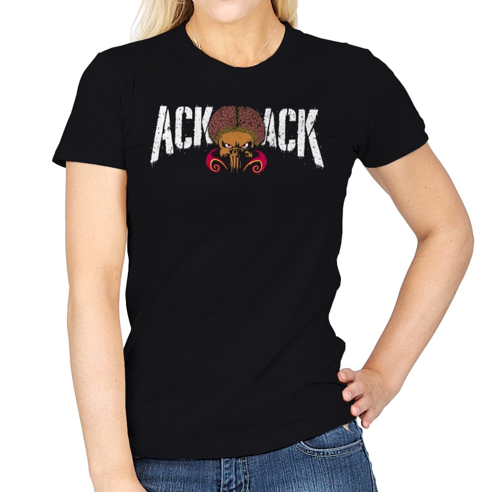 Ack Ack! - Womens T-Shirts RIPT Apparel Small / Black