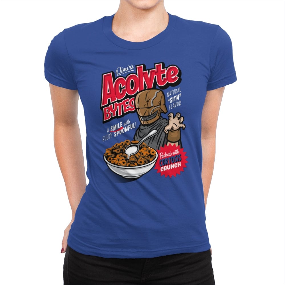 Acolyte Bytes - Womens Premium T-Shirts RIPT Apparel Small / Royal