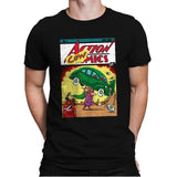 Action Cowmics - Mens Premium T-Shirts RIPT Apparel Small / Black