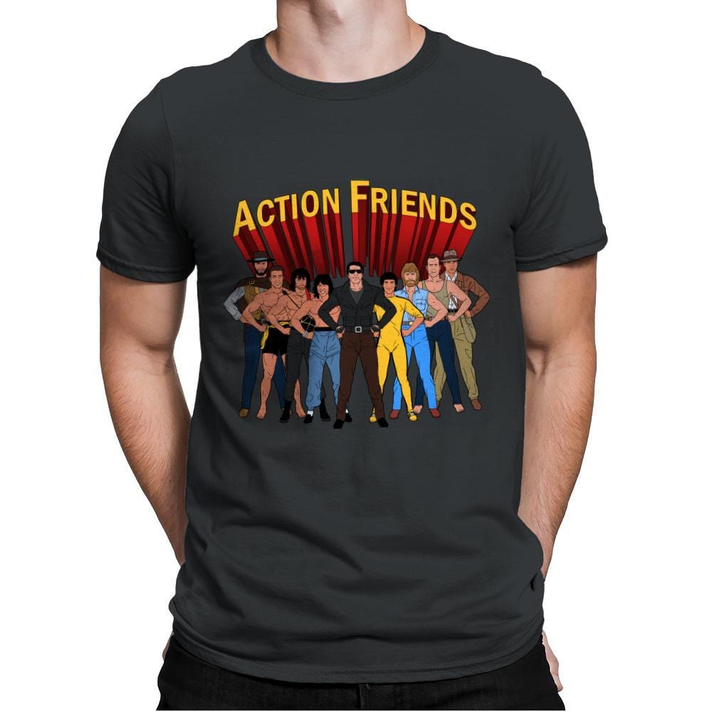 Action Friends - Mens Premium T-Shirts RIPT Apparel