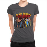 Action Friends - Womens Premium T-Shirts RIPT Apparel