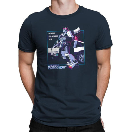 (Actual) Robo(t)Cop Exclusive - Mens Premium T-Shirts RIPT Apparel Small / Indigo